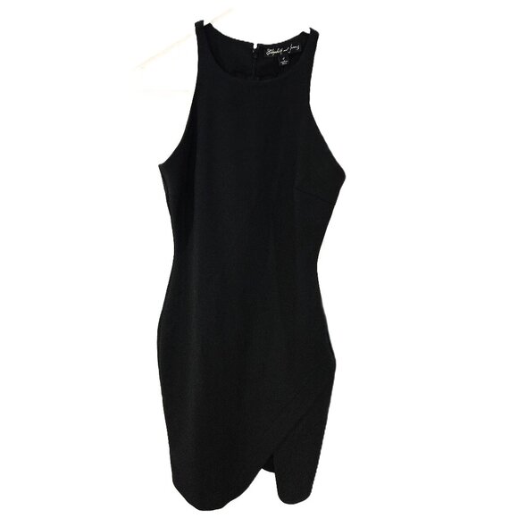 Elizabeth And James Sz 4 Womens Black Mini Dress - Picture 1 of 6